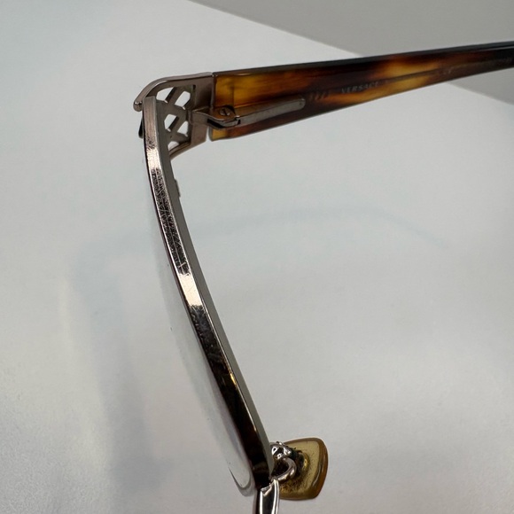 FRAMES ONLY- Versace MOD 1160 1052 Tortoise Rectangular Eyeglasses 53•16•130 - Picture 9 of 14